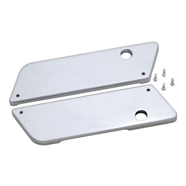 Covington's Alu Saddlebag Latch Covers for 93-13 Flt/Touring (With Hard Bags)