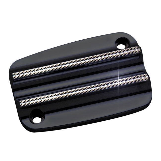 Covington's Handlebar Master Cylinder Cover, Black Diamond for 08-13 Touring