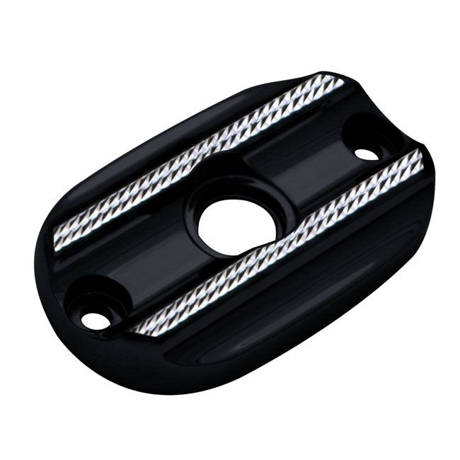 Covington's Alu Master Cylinder Lid for 06-17 Softail; 05-07 Touring