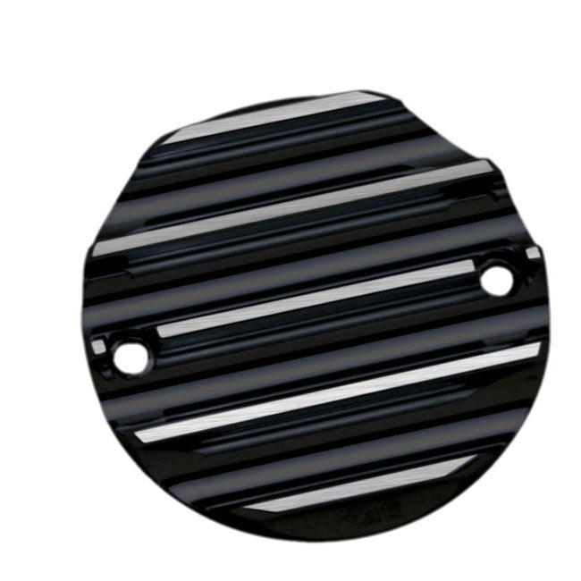 Covington's, Point Cover. Finned, Black Cc for 70-99Big Twin (Excl. TC); 04-18 XL (Excl. 08-12XR1200)