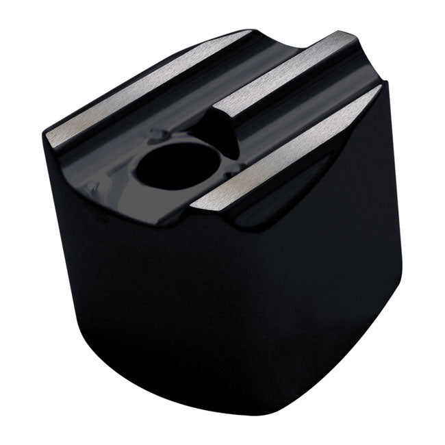 Covington's, Touring Finned Ignition Switch Cover. Black Cc for 93-13 Flt/Touring (Excl Road King)