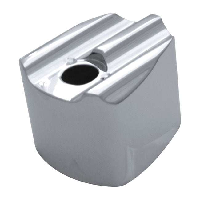 Covington's, Touring Finned Ignition Switch Cover. Chrome for 93-13 Flt/Touring (Excl Road King)
