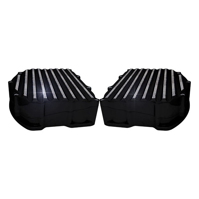 Covington's, Twin Cam Upper & Lower Rocker Covers. Finned for 99-17 Twin Cam