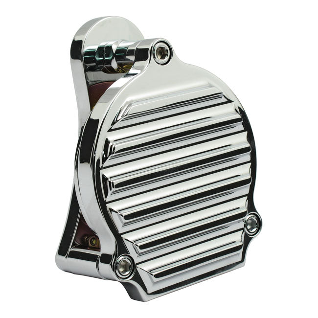 Covington's Finned Horn, Chrome for 93-20 Big Twin, XL With Side Mounted Horn