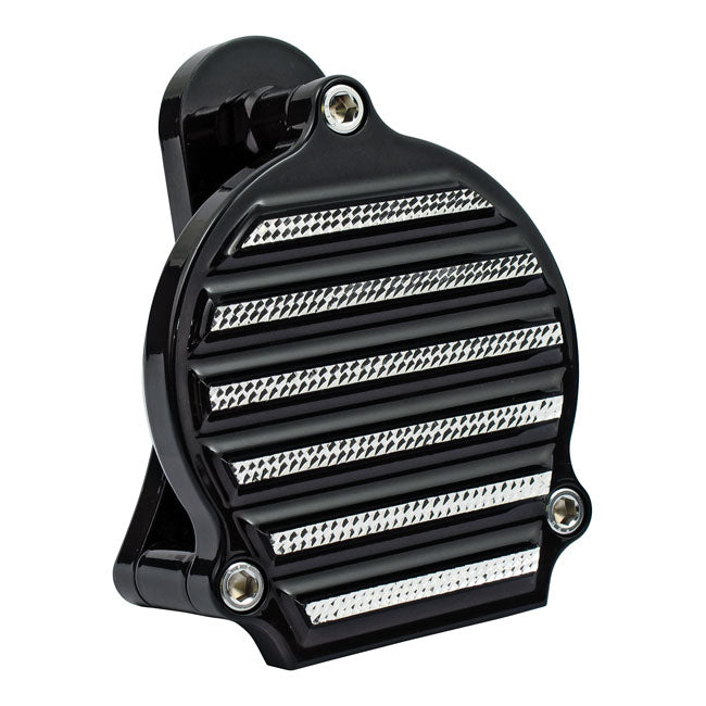 Covington's Finned Horn, Diamond Cut for 93-20 Big Twin, XL With Side Mounted Horn