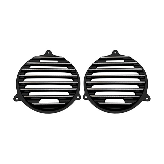Covington's Speaker Grills Finned for 14-20 FLHT, FLHX