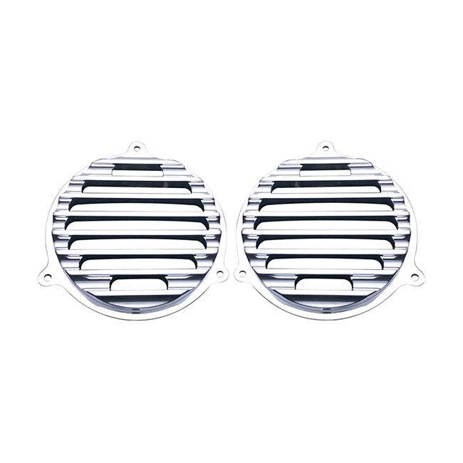 Covington's Speaker Grills Finned for 14-20 FLHT, FLHX