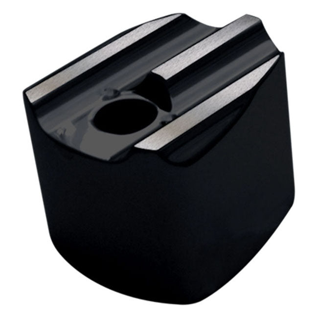 Covington's, Touring Finned Ignition Switch Cover. Black Cc for 14-20 Touring (Excl. FLHR/C); 14-20 Tri-Glide