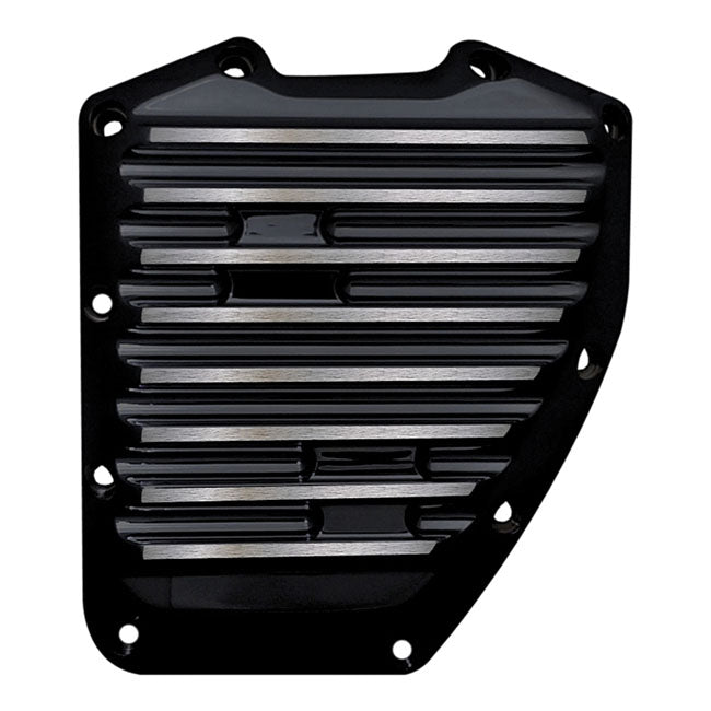 Covington's, Billet Cam Cover. Black, Finned for 01-17Twin Cam; S&S T-Series Engines