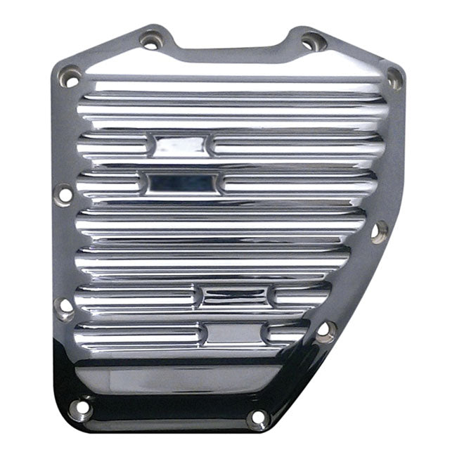 Covington's, Billet Cam Cover. Chrome, Finned for 01-17Twin Cam; S&S T-Series Engines