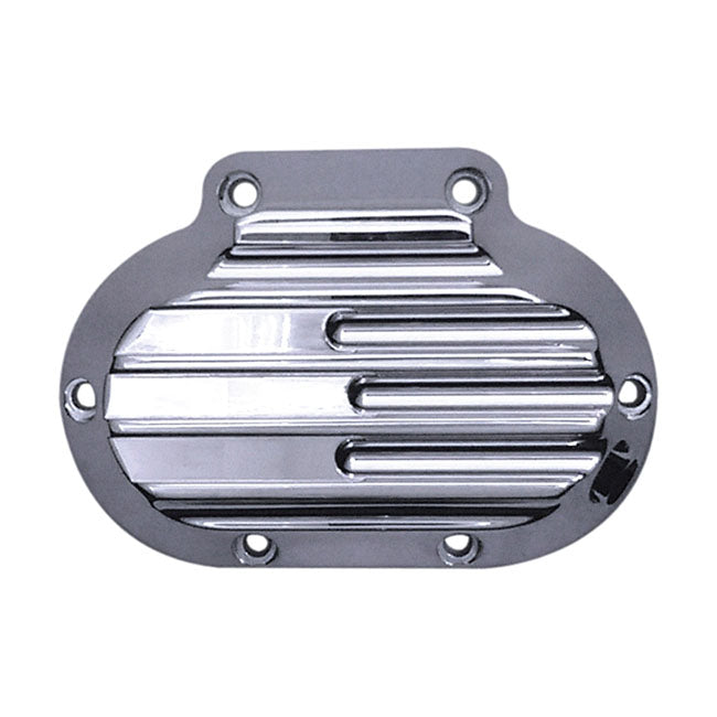 Covington's Transmission End Cover Finned, Cable Clutch. for 06-17 Dyna; 07-17 Softail; 07-13 Touring; 14-16 FLHR/C Touring Without Fairing