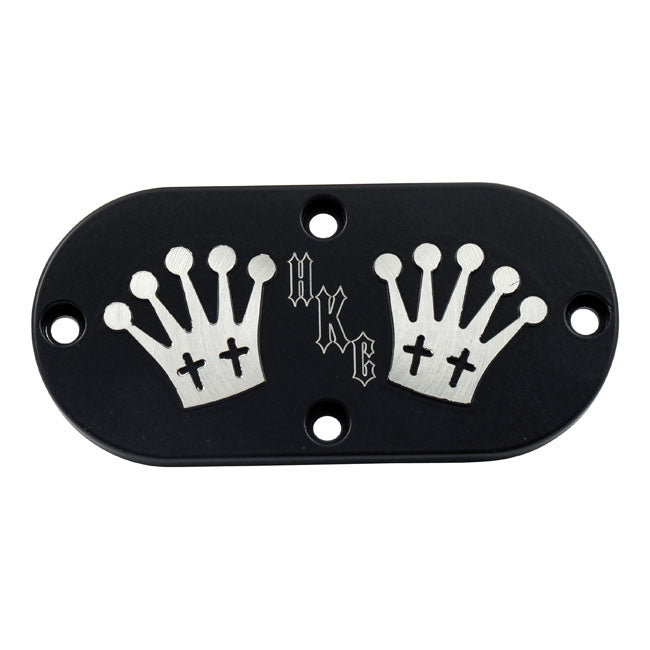Hkc Inspection Cover King Crime for 65-98 Big Twin(Excl. Flt, FXR)