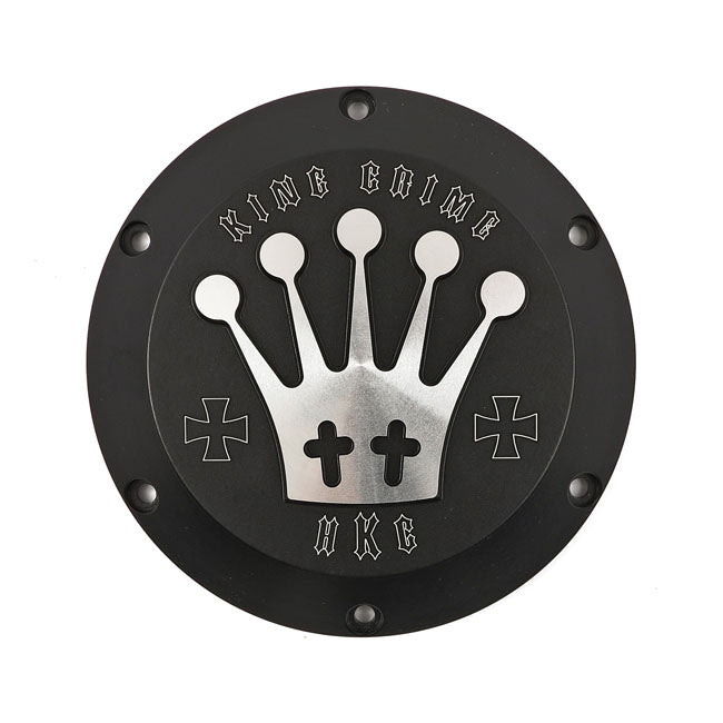 Hkc Derby Cover King Crime for 04-18 XL; 08-12XR1200