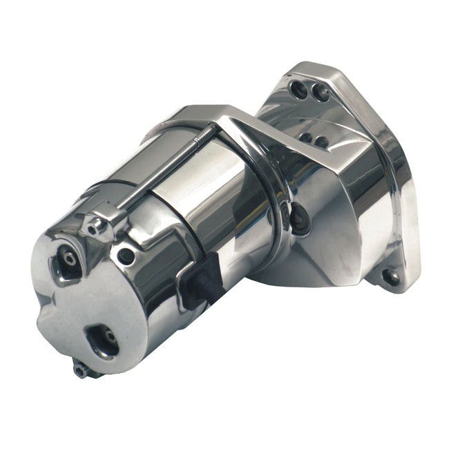 Spyke, Starter Motor 1.4Kw. Polished for 86-88 Big Twin