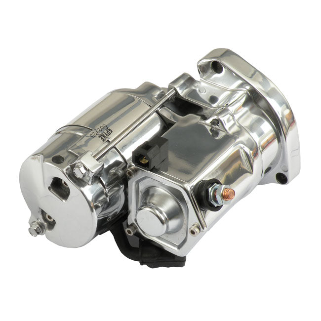 Spyke, Starter Motor 1.4Kw. Polished for 94-06 Big Twin (Excl. 2006 Dyna)