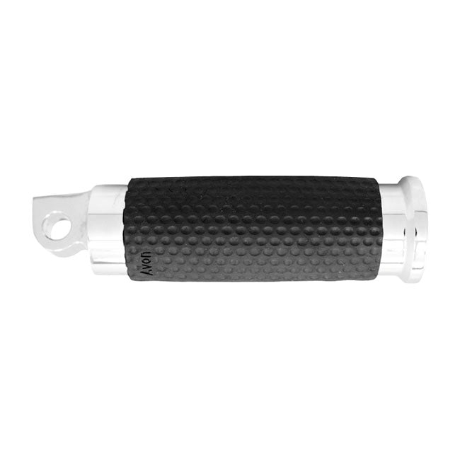 Avon Grips Avon Folding Foot Pegs Air Gel, Chrome – All Traditional H-D Male Mount