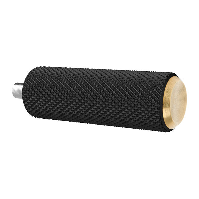 Arlen Ness Fusion Brake/Shift Peg, Knurled. Brass
