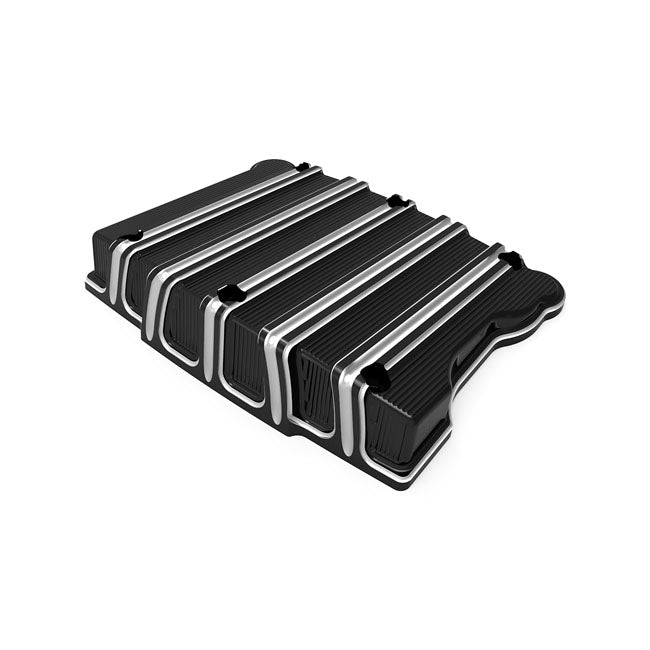 Arlen Ness 10-Gauge Rocker Cover Set. Black – 1999–2017 Twin Cam