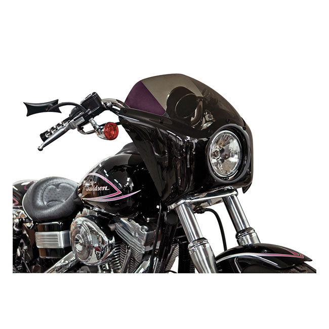 Ness, Bolt-On Dyna Fairing Kit. Gloss Black for 06-17 Dyna (Excl. FXDF, FXDWG) With Bottom Mount Headlamp