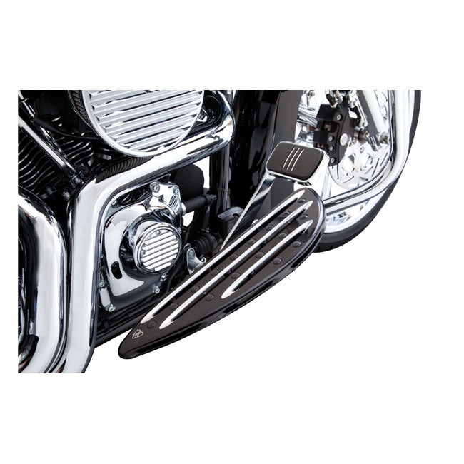 Arlen Ness 83-17 Deep Cut Rider Floorboards. Black – 1986–2017 FL Softail; 2012–2016 Dyna FLD…