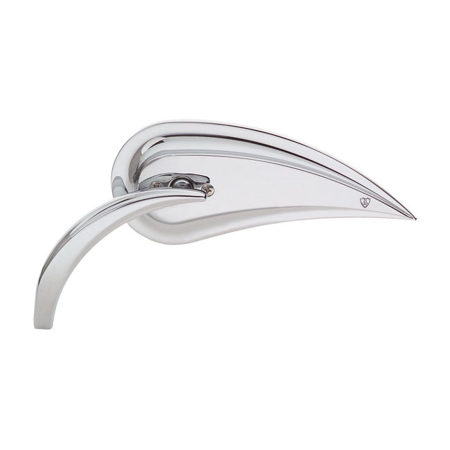 Arlen Ness Rad III Cast Chrome Mirror, Left – USE P/N 544044 FOR YAMAHA