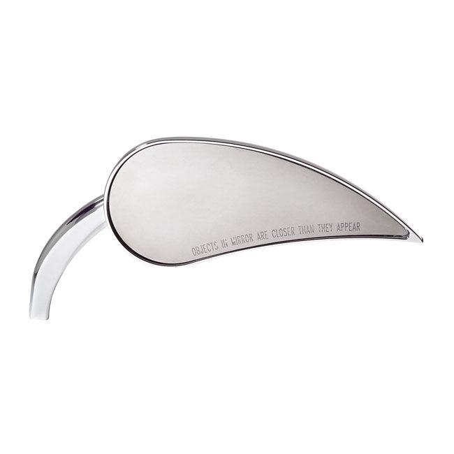 Arlen Ness Rad III Cast Chrome Mirror, Right – USE P/N 544044 FOR YAMAHA
