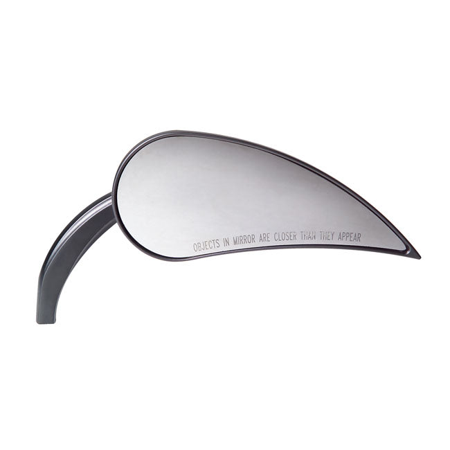 Arlen Ness Rad III Cast Black Mirror, Right – USE P/N 544044 FOR YAMAHA