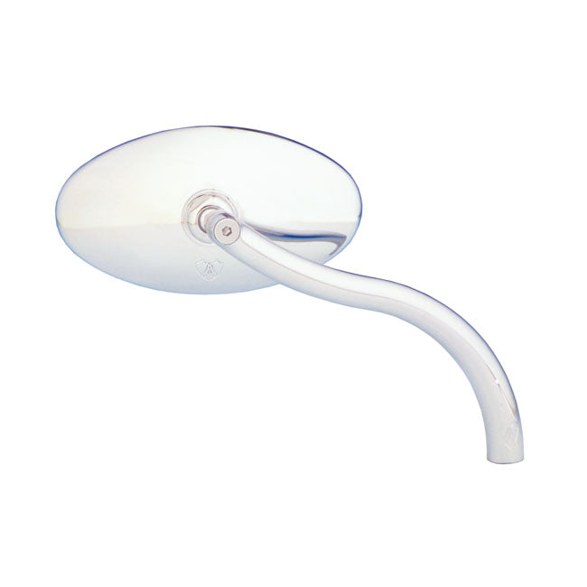 Arlen Ness Die-cast Chrome Cateye Mirror – USE P/N 544044 FOR YAMAHA