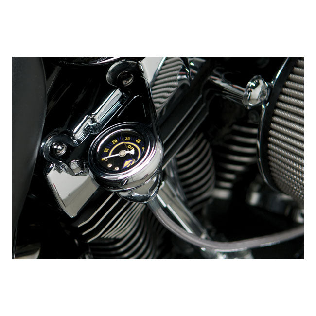 Arlen Ness Oil Pressure Gauge Kit. Smooth – 1999–2017 Twin Cam