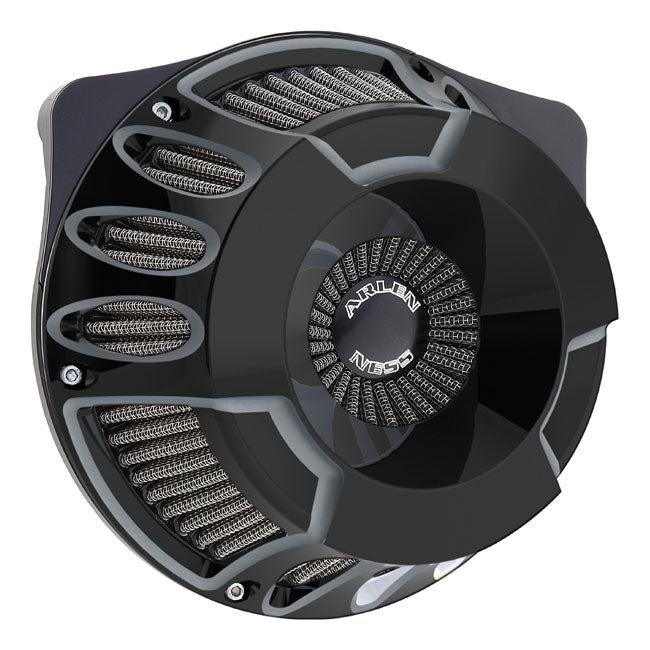 Arlen Ness Inverted Air Cleaner Kit ''Deep Cut''. Black CC – 2016–2017 Softail; 2011–2017 CVO…