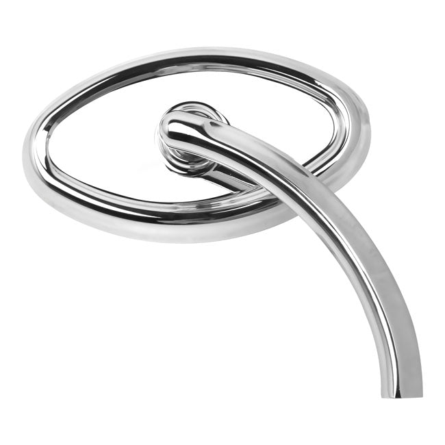 Ness Curvaceous Cats Eye Mirror Chrome
