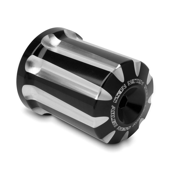 Arlen Ness Reusable Billet Oil Filter Kit. Deep Cut. Black – Most H-D with Screw-on Oil Filter