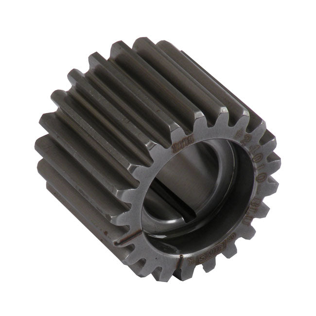 Jim's Pinion Gear, Blue for 54-E77 Big Twin (Average Size)