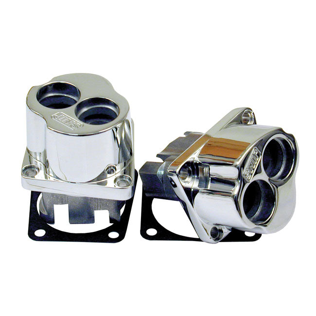 Jim's, 84-99 Billet Tappet Block Set. Polished for 84-99 Evo Big Twin