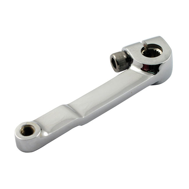 Jim's, Shifter Arm On Transmission. Chrome for 97-00 FLSTS; 2000 FLSTF; 01-17 Softail, Dyna; 01-16 Touring; 09-16 Trike
