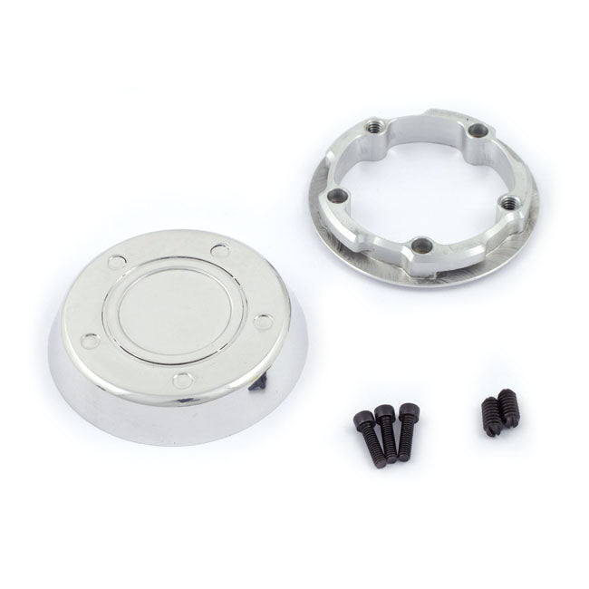 Jim's, Twin Cam Bike Pocket. Polished, 'Sleeper' for 01-17Twin Cam; S&S T-Series Engines