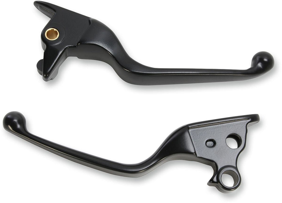 Drag Specialties Black Hand Lever Set - Part #06101683 - Hogparts UK