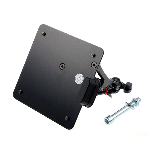 Cult-Werk, Side Mount License Plate Bracket. Italy for 57-20 Sportster