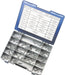 Drag Specialties Socket-Head Bolt Assortment #8/#10 Smooth Chrome - Part #DS190583S - Hogparts UK