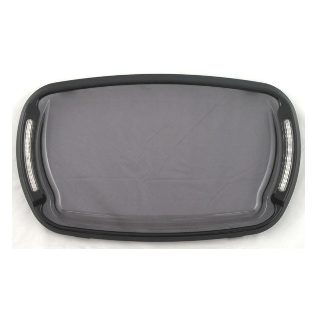 Cycle Visions Illumabezel Smoke Black for 98-13 FLTR Road Glide