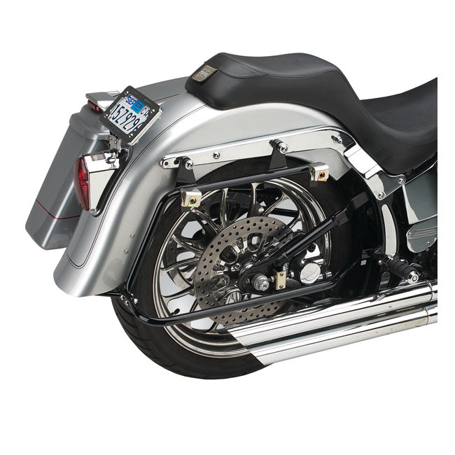 Cycle Visions Bagger Tail Bag Mount Kit Black for 84-07 FLST