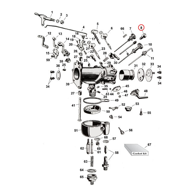 Lock Screw, High Speed Needle Valve for 40-43 45" Wla, Wlc