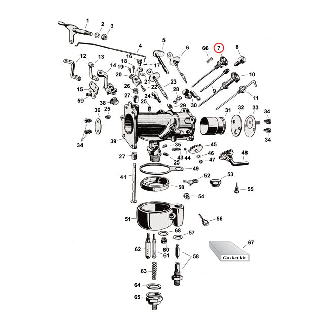 High Speed Needle, Adjustable for 37-52 45" Wl, Wld; 27-48 74"/80" Sv