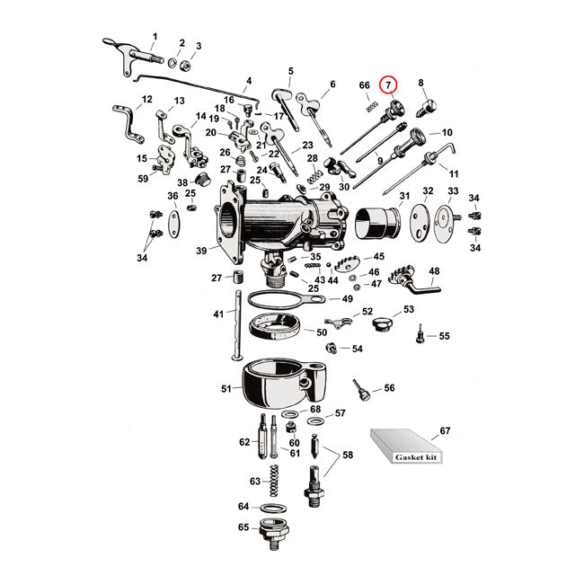 Adjustable Highspeed Needle for M88 Linkert Carbs