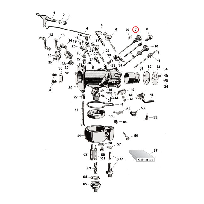 Adjustable Highspeed Needle for 37-52 45"; 37-57 Servi-Cars