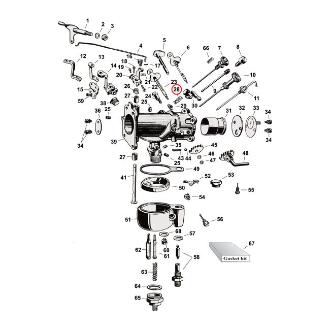 Spring, Low Speed Needle Valve Lever for L33-65 All H-D
