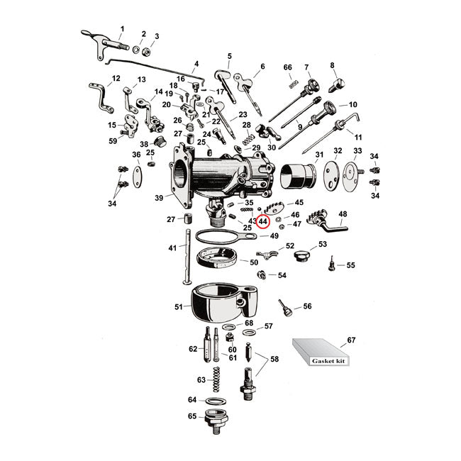 Ball, Friction for 26-65 All H-D; 32-57 Servi-Car