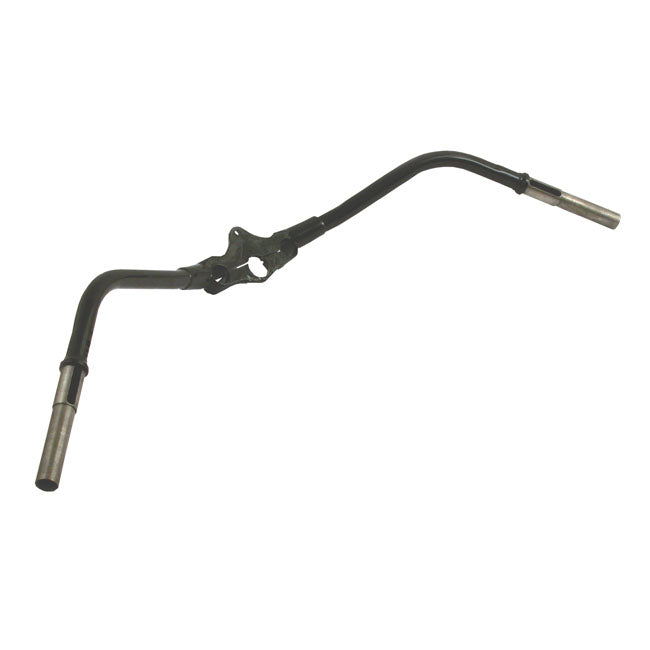 Early Springer Handlebar, Offset, Chrome for All Early H-D With Oem Or Reproduction Negative Off-Set Springer Forks