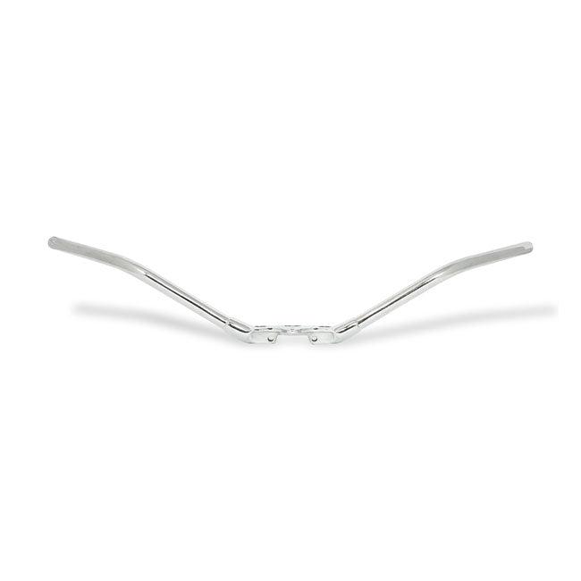 Early Springer Handlebar, Offset, Chrome for Custom H-D With Early Oem Or Reproduction Negative Off-Set Springer Fork