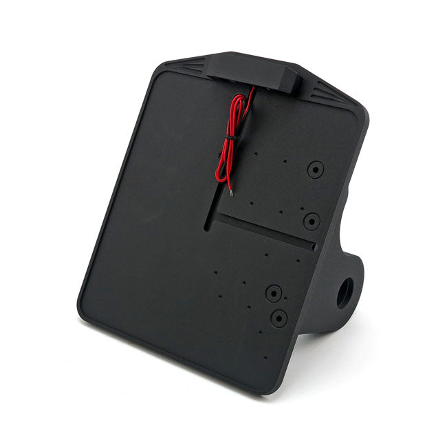 CPV Side Mount License Plate Bracket. Black Powder Coated – 2008–2017 Softail